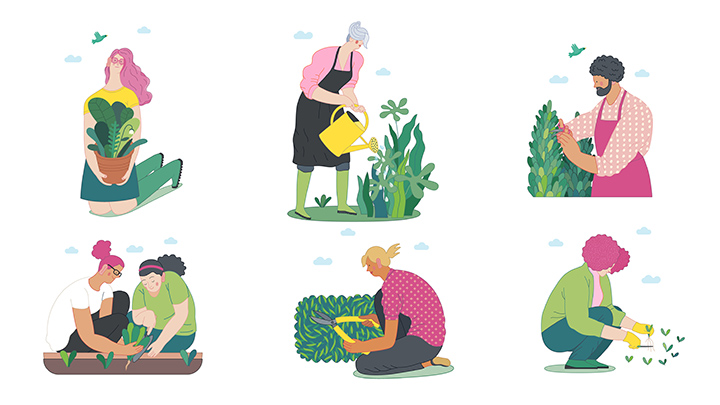 Mein Garten und ich.